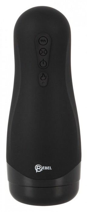 Черный вибромастурбатор с подогревом Masturbator with 3 Functions - Orion - в Рыбинске купить с доставкой