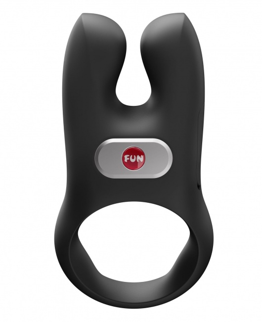 Черное эрекционное виброкольцо Nos - Fun Factory - в Рыбинске купить с доставкой