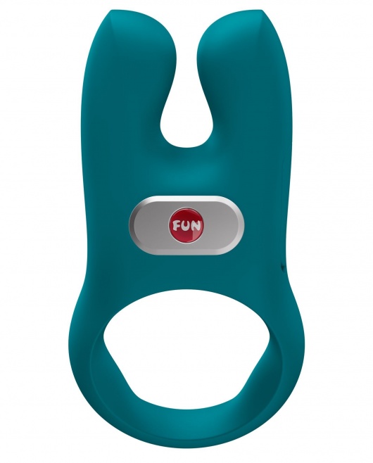 Зеленое эрекционное виброкольцо Nos - Fun Factory - в Рыбинске купить с доставкой