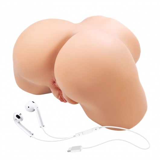 Телесный мастурбатор Olivia с 2 любовными отверстиями - Baile - в Рыбинске купить с доставкой