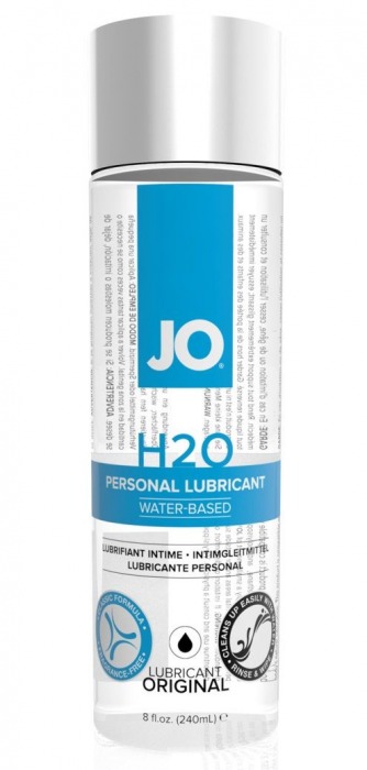 Нейтральный лубрикант на водной основе JO Personal Lubricant H2O - 240 мл. - System JO - купить с доставкой в Рыбинске