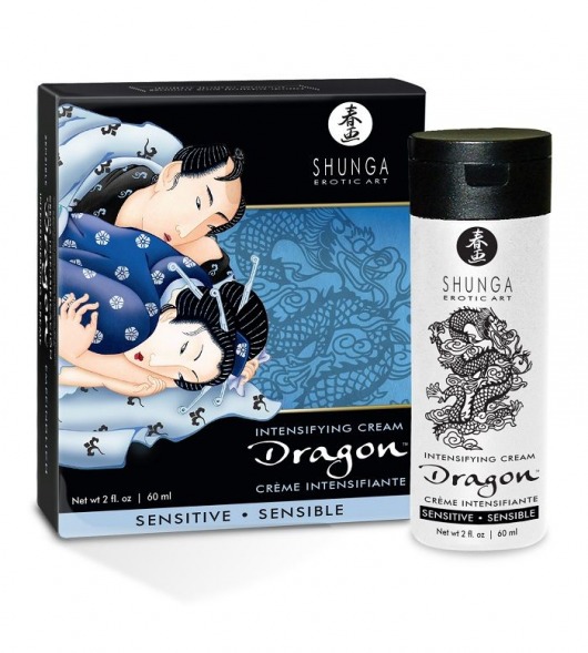 Интимный мужской крем SHUNGA DRAGON SENSITIVE - 60 мл. - Shunga - купить с доставкой в Рыбинске