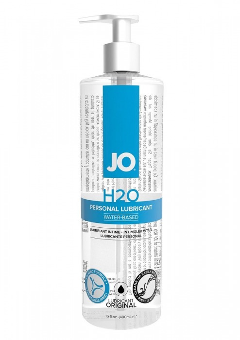 Лубрикант на водной основе JO Personal Lubricant H2O с дозатором - 480 мл. - System JO - купить с доставкой в Рыбинске