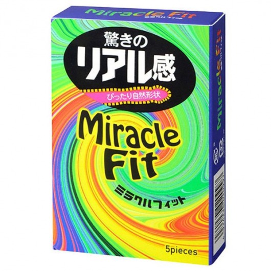 Презервативы Sagami Xtreme Miracle Fit - 5 шт. - Sagami - купить с доставкой в Рыбинске