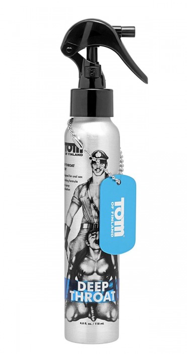 Спрей для лёгкого проникновения во время орального секса Tom of Finland Deep Throat Spray - 118 мл. - Доминирующее кольцо - купить с доставкой в Рыбинске