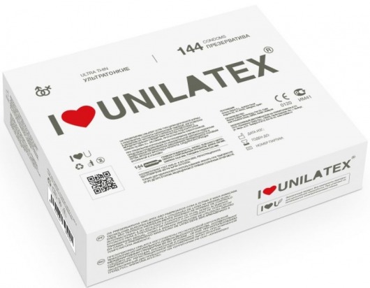 Ультратонкие презервативы Unilatex Ultra Thin - 144 шт. - Unilatex - купить с доставкой в Рыбинске