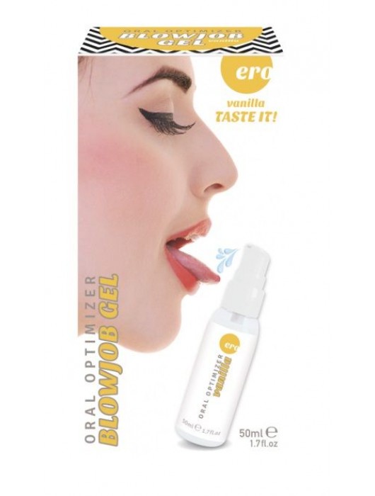 Увлажняющий гель для орального секса с ароматом ванили - 50 мл. - Ero - купить с доставкой в Рыбинске