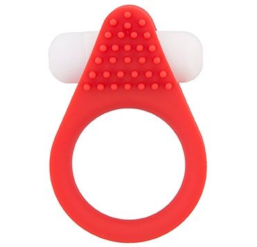 Красное эрекционное кольцо LIT-UP SILICONE STIMU RING 1 RED - Dream Toys - в Рыбинске купить с доставкой