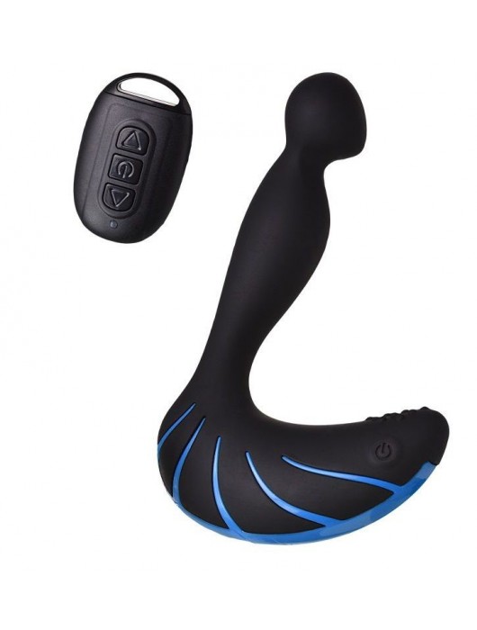 Чёрно-синий массажер простаты Erotist Third - Erotist Adult Toys - в Рыбинске купить с доставкой