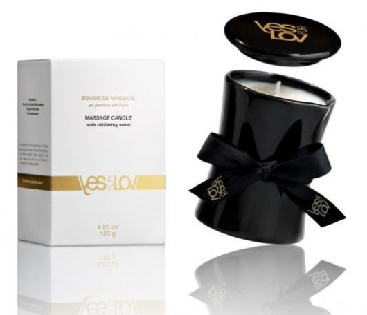 Массажная свеча Titillating Massage Candle - 120 мл. - YESforLOV - купить с доставкой в Рыбинске