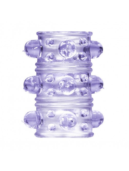 Фиолетовая насадка на пенис Rings Armour - Lola Games - в Рыбинске купить с доставкой