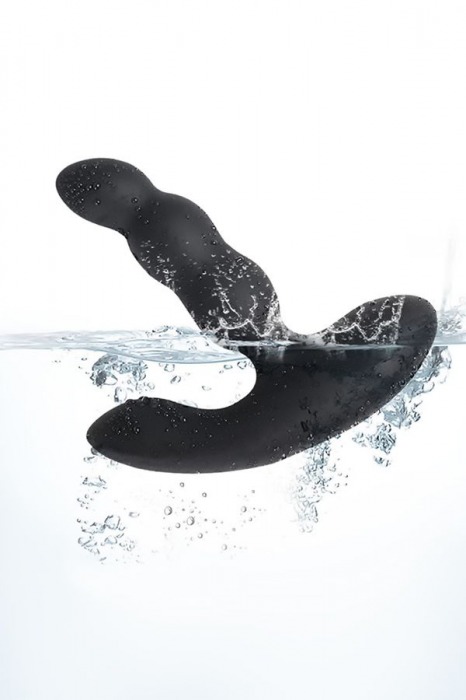 Черный силиконовый стимулятор простаты Levett Nitoc с пультом ДУ - Levett - в Рыбинске купить с доставкой