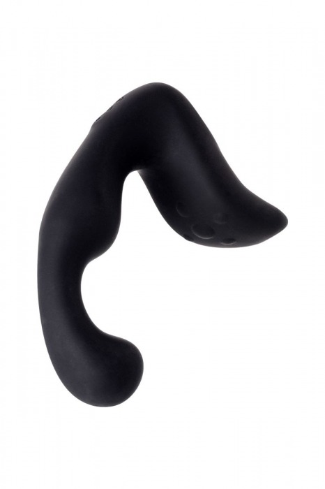 Чёрный изогнутый вибростимулятор простаты Erotist - Erotist Adult Toys - в Рыбинске купить с доставкой