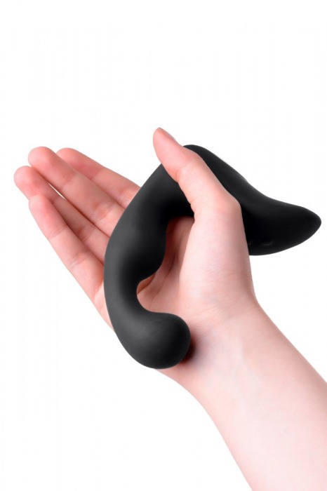 Чёрный изогнутый вибростимулятор простаты Erotist - Erotist Adult Toys - в Рыбинске купить с доставкой