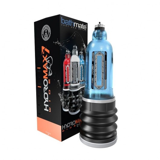 Синяя гидропомпа HydroMAX7 Wide Boy - Bathmate - в Рыбинске купить с доставкой