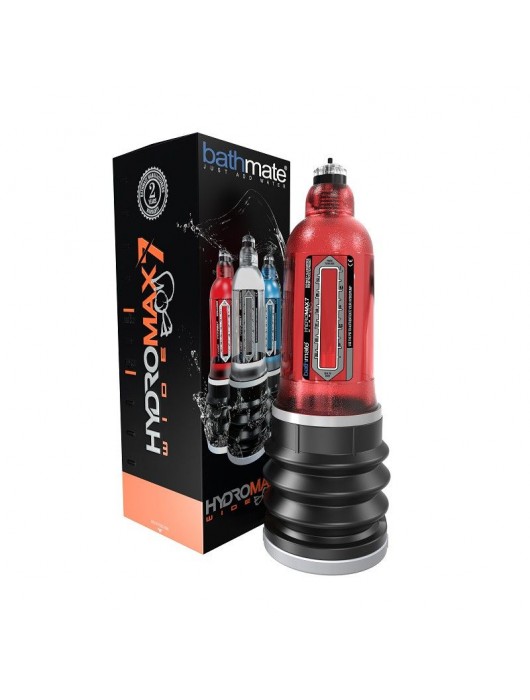 Красная гидропомпа HydroMAX7 Wide Boy - Bathmate - в Рыбинске купить с доставкой