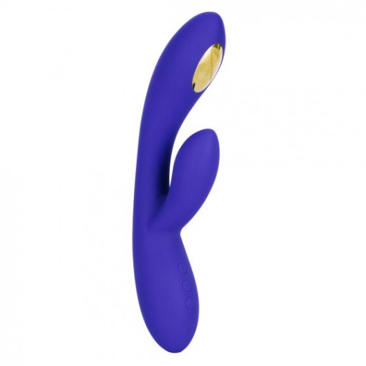 Фиолетовый вибратор с функцией электростимуляции Intimate E-Stimulator Dual Wand - 21,5 см. - California Exotic Novelties - купить с доставкой в Рыбинске