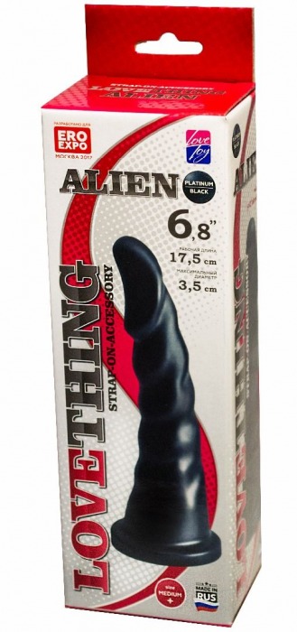 Насадка для трусиков харнесс Alien - 17,5 см. - LOVETOY (А-Полимер) - купить с доставкой в Рыбинске