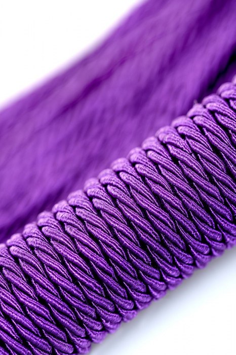 Сиреневый флоггер из веревки Theatre - 48,5 см. - ToyFa - купить с доставкой в Рыбинске