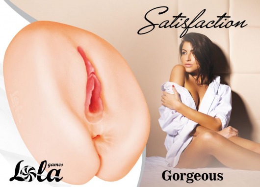 Мастурбатор с 2 тоннелями Satisfaction Gorgeous - Lola Games - в Рыбинске купить с доставкой