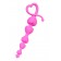 Розовая силиконовая анальная цепочка Sweety - 18,5 см. - ToyFa в Рыбинске Розовая силиконовая анальная цепочка Sweety - 18,5 см. - ToyFa