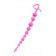 Розовая силиконовая анальная цепочка Long Sweety - 34 см. - ToyFa в Рыбинске Розовая силиконовая анальная цепочка Long Sweety - 34 см. - ToyFa