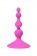 Розовая силиконовая анальная пробка Loverty - 8 см. - ToyFa в Рыбинске Розовая силиконовая анальная пробка Loverty - 8 см. - ToyFa