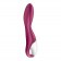 Малиновый вибромассажер для стимуляции G-точки Heated Thrill - 20,6 см. - Satisfyer купить в Рыбинске с доставкой в Orgasmix.ru Малиновый вибромассажер для стимуляции G-точки Heated Thrill - 20,6 см. - Satisfyer