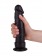 Крупный чёрный фаллоимитатор без мошонки - 20,5 см. - LOVETOY (А-Полимер)