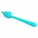 Аквамариновый гибкий вибратор - 14,2 см. - Baile купить в Рыбинске с доставкой в Orgasmix.ru Аквамариновый гибкий вибратор - 14,2 см. - Baile